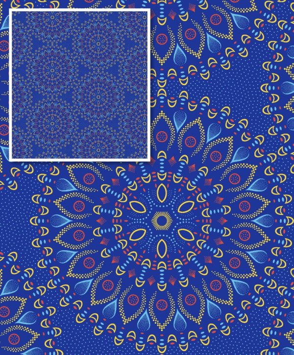 Mandala Blue